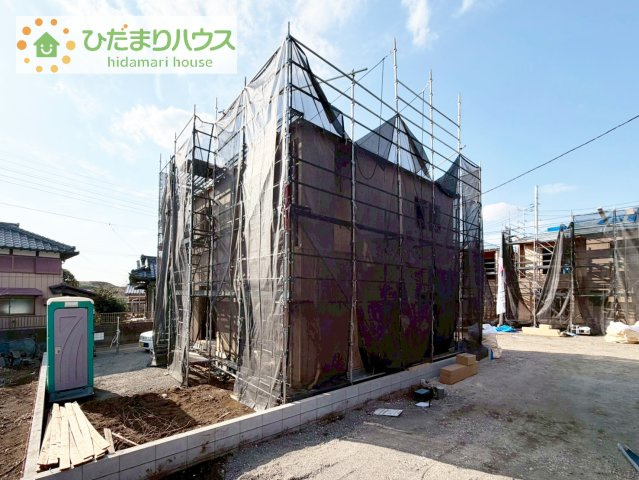 【外観】 | つくばみらい市小絹第4　新築戸建　5号棟 | 近隣の物件もまとめてご案内できます(*^^)
お気軽にお問い合わせください♪
4月6日撮影