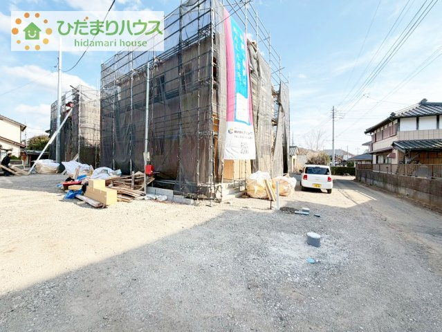【外観】 | つくばみらい市小絹第4　新築戸建　5号棟 | ３６０°ビュー写真掲載中！！まるで現地にいるような、体験できます。 ホームページからご確認下さい・・
4月6日撮影