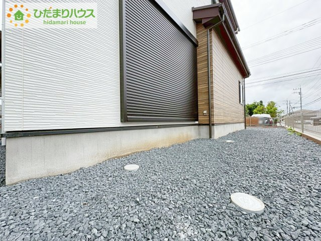 ひたちなか市稲田1期　新築戸建の庭|お庭付物件になります！お庭遊びや、プールなどお子様も大喜び(^^)