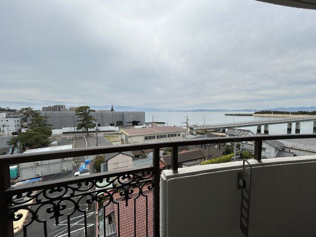 真栄マンション新舞子E棟の展望|海が見えます☆