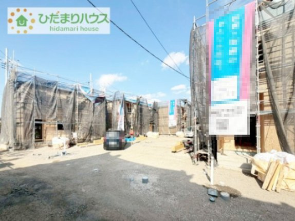 【前面道路含む現地写真】 | つくばみらい市小絹第4　新築戸建　4号棟