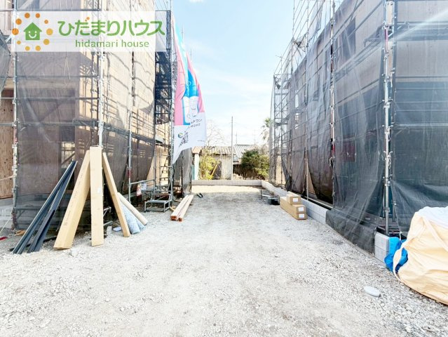 【駐車場】 | つくばみらい市小絹第4　新築戸建　4号棟 | ３６０°ビュー写真掲載中！！まるで現地にいるような、体験できます。 ホームページからご確認下さい・・
