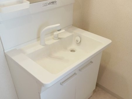 栗山ヴィレッジ七番館の洗面所