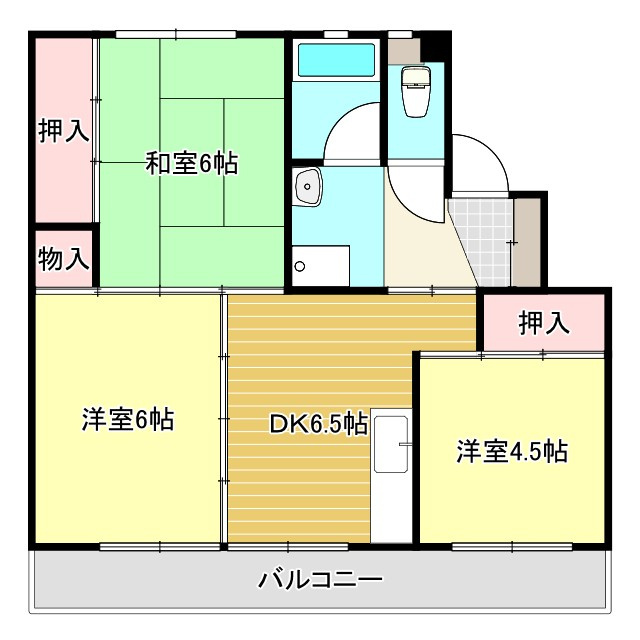 80Hills八代Ⅰの間取り