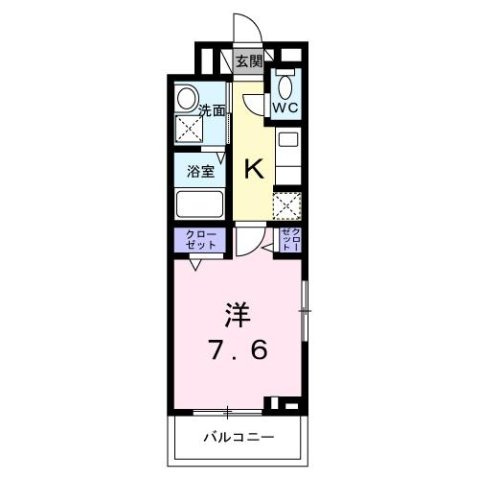 フィオーレＩＯＧＩの間取り