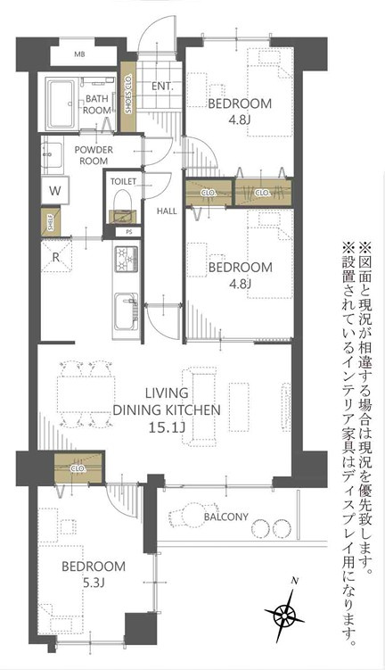 グランドムール南仙台の間取り