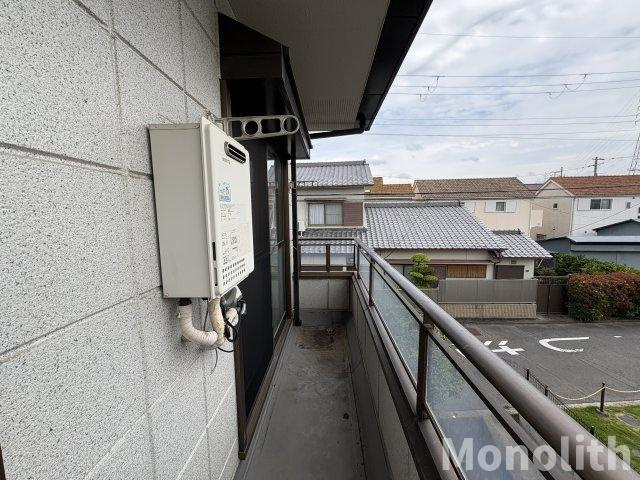 アメニティイズミのバルコニー