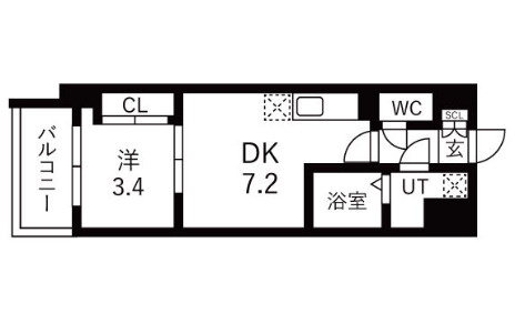 【間取り】 | D.Clarest玉造