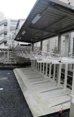 【設備】 | AZEST中野新橋 | 自転車置き場。