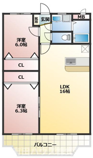 【間取り】 | 寺ノ元レジデンス