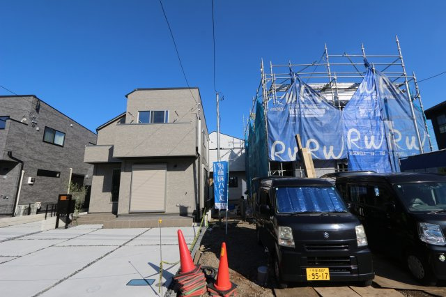 小平市小川東町Ⅳ期の外観|制震ユニット「ミライエシグマ」採用で耐震＋制震の安心な邸宅です！


