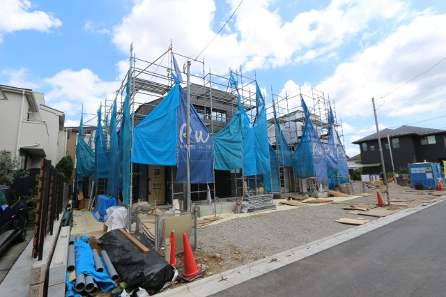 【GRAFARE　ZEH水準仕様】小平市小川東町４期の外観|床暖房完備のLDK♪足元からぽかぽか温まるリビング床暖房は快適です！