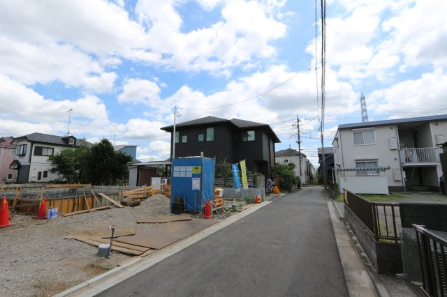 【GRAFARE　ZEH水準仕様】小平市小川東町４期の外観パース|硬室ウレタンフォーム吹付断熱付き！冷暖房の効率UP