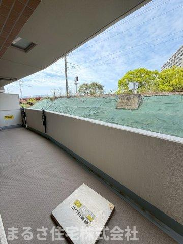コアマンション橘公園リバーステージのバルコニー