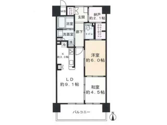 【間取り】 | ウィズフィール京都山科