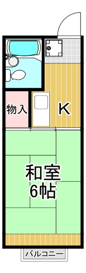【間取り】 | 置田ハイツ