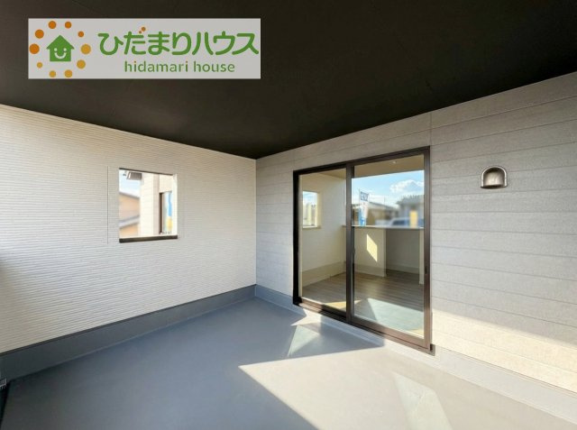 【バルコニー】 | 土浦市木田余西台3期　新築戸建 | 人気が高いインナーバルコニーを採用♪天候を気にせず洗濯物を干せ、紫外線も気にせずに済みます(*^^)v