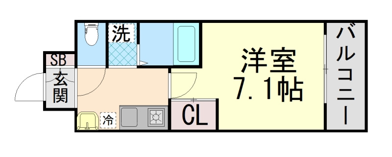 セファミ御影の間取り
