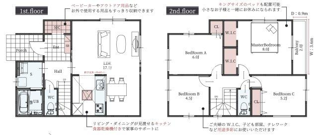 鳥飼下2 新築戸建の間取り|4LDKの物件です