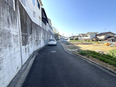 【前面道路含む現地写真】 | 売地　山西町