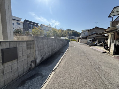 【前面道路含む現地写真】 | 売地　山西町