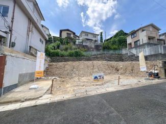 【前面道路含む現地写真】 | 京都市伏見区桃山町遠山　2区画A号地　建築条件無し