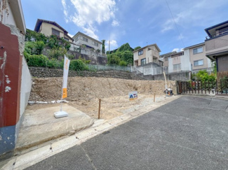 【前面道路含む現地写真】 | 京都市伏見区桃山町遠山　2区画A号地　建築条件無し
