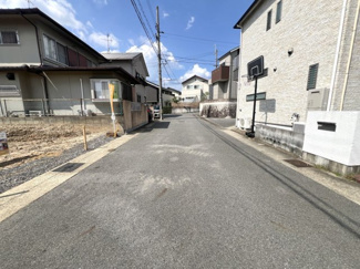 【前面道路含む現地写真】 | 宇治市広野町小根尾1区画　売土地　建築条件無し