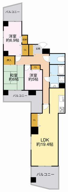 サンタヴィラージュの間取り