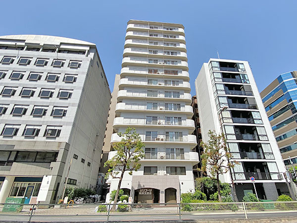 天満橋北スカイハイツの外観