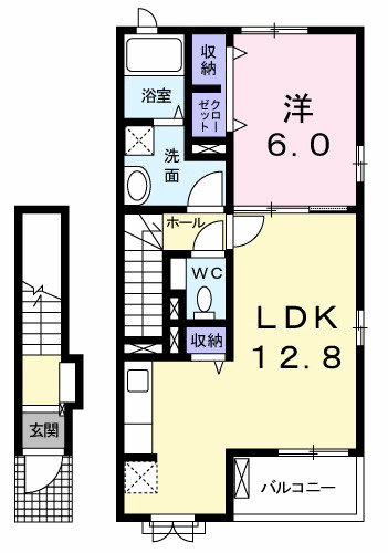 アルバータ　Ⅲの間取り|間取図