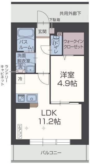 モンテ　リサイアの間取り