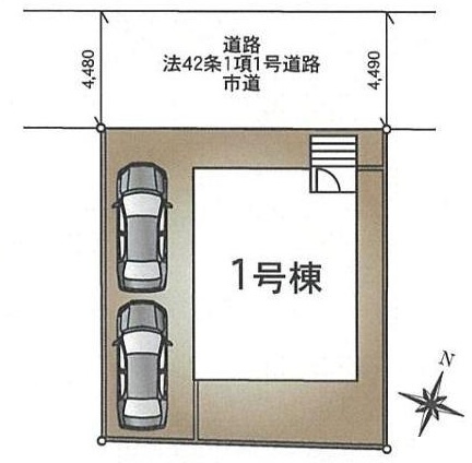 つくば市高見原　第18　新築戸建て　の区画図|区画図です♪