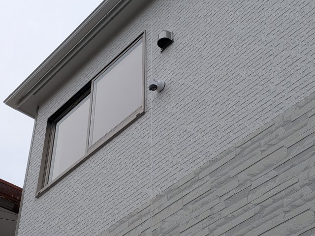 つくば市高見原　第18　新築戸建て　の防犯設備