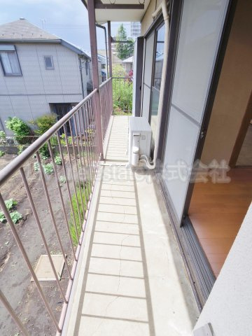 花ハイツのバルコニー