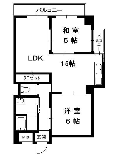 グリーンハイツ御影の間取り