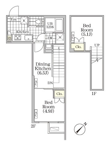 【間取り】 | ＢＲＩＣＫ　ＲＥＳＩＤＥＮＣＥ　目黒本町