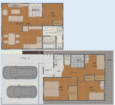 西野4条8丁目の間取り