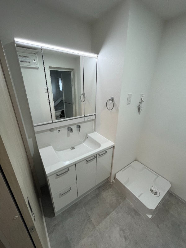 くぅガーデンの独立洗面台