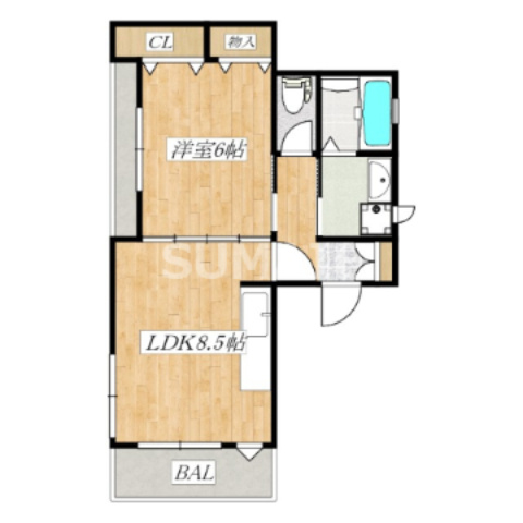 エヌユービルの間取り|間取りです