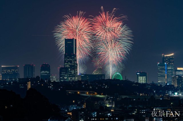 白楽ハウスのその他|みなとみらいの花火大会も望む事が出来ます。