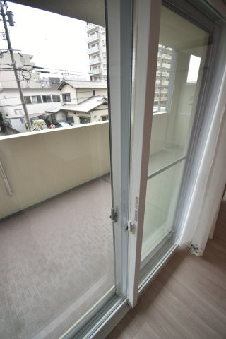 アンピール博多駅南のバルコニー|広々としたバルコニーです