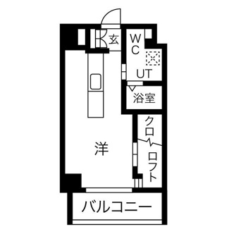 【間取り】 | アイボリーポワント難波WEST