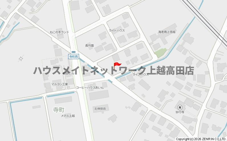ユーソニアン上越・大字寺町Ａの地図|位置図
