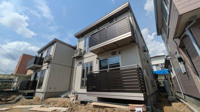 ハイム福井の外観|建築中写真です。現況を優先い… 