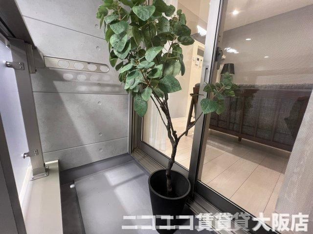 京都市山科区東野八反畑町のアパートのバルコニー|CG画像です。家具家電付きではありません