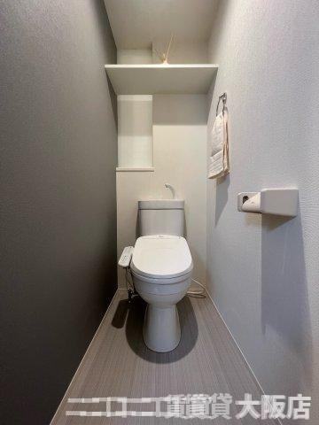 京都市山科区東野八反畑町のアパートのトイレ|CG画像です。家具家電付きではありません