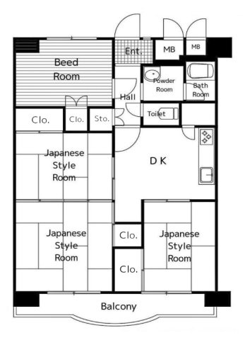 【間取り】 | 向島ニュータウン第三街区A棟