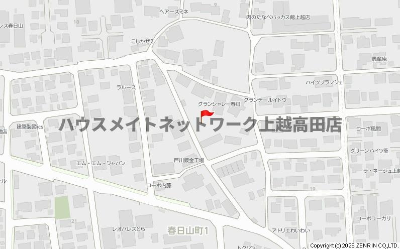 ユーソニアン上越・春日山Ａの地図|位置図