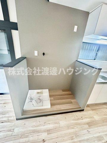 御幣島3丁目一戸建の設備|室内洗濯パン